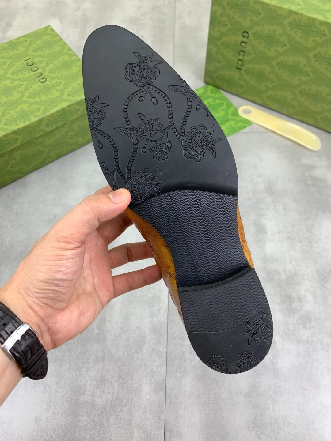 Men's Men's Shoes 💰P500 [New Style] 💰💎💎💎 [Gucci] GUCCI high-end men's formal business leather shoes, original order 1:1! Original imported high-end calfskin, original metal buckle, imported first-layer pigskin lining for feet, original high-end outsole, men's shoe size: 38-44